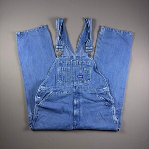 Big Smith Mens Denim Bib Overalls Blue Workwear Cotton B94028SW 38x32